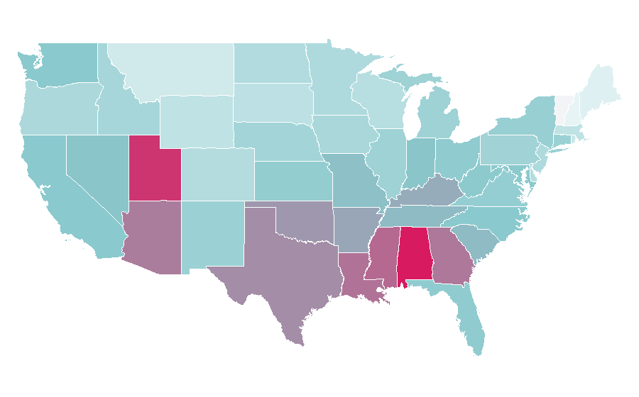 Affinity by region — Purple (magazine), United States