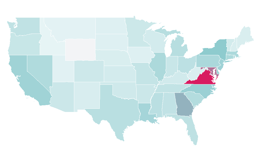 Affinity by region — Pusha T, United States