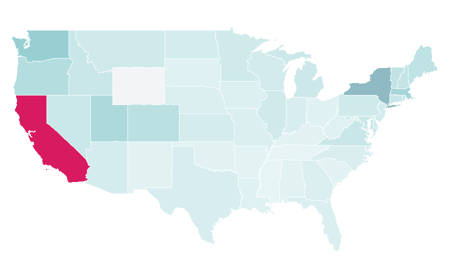 Affinity by region — Pylon, United States
