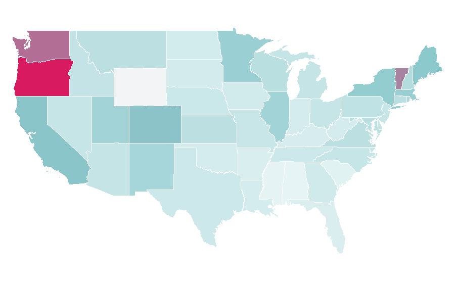 Affinity by region — Qobuz, United States
