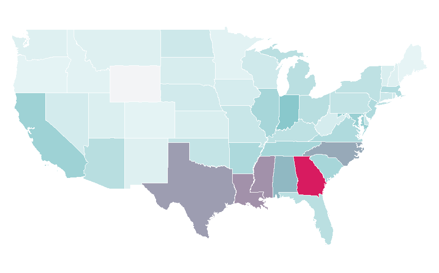 Affinity by region — Quality control, United States