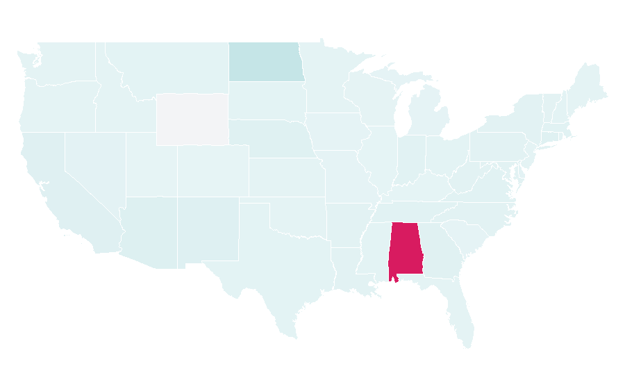 Affinity by region — Quality of life, United States