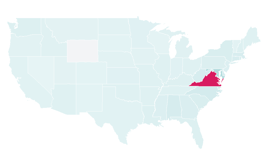 Affinity by region — Quantico (TV series), United States