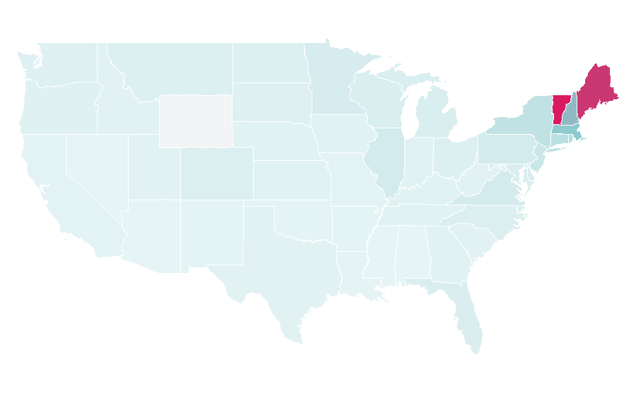 Affinity by region — Quebec City, United States