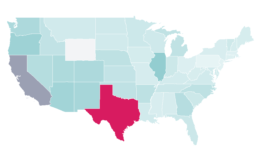 Affinity by region — Querétaro, United States