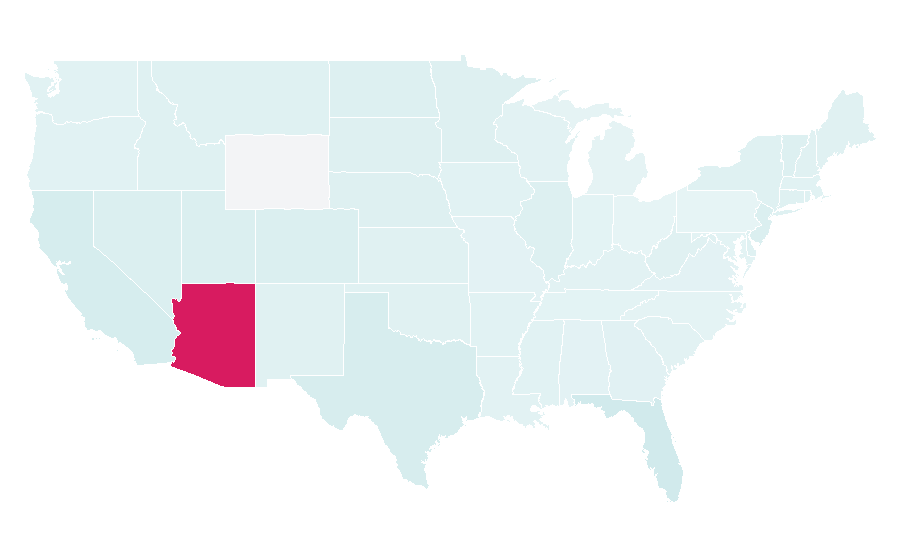 Affinity by region — Quintero, United States