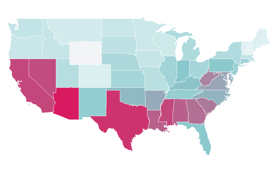 Affinity by region — Rabbids Invasion, United States