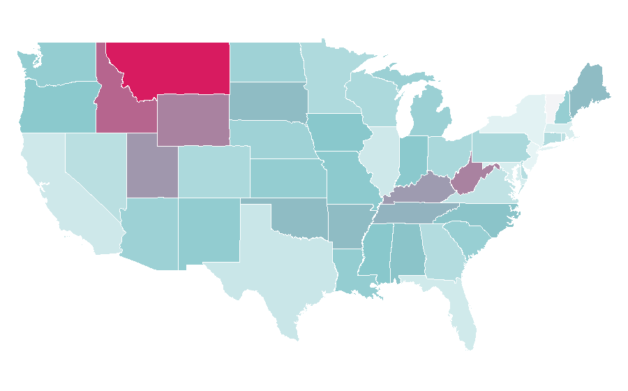 Affinity by region — Radio-controlled helicopter, United States