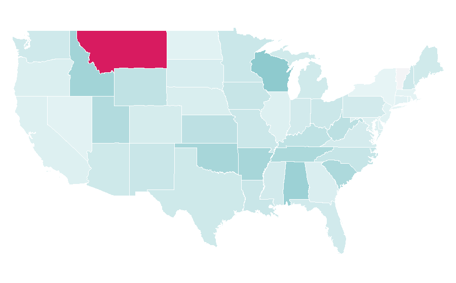 Affinity by region — RadioShack, United States