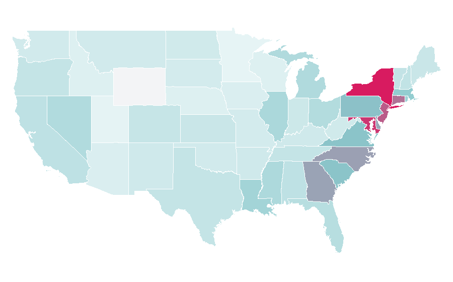 Affinity by region — Raekwon, United States