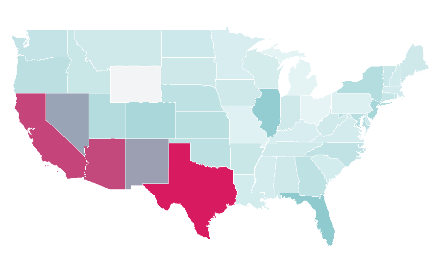 Affinity by region — Rafael Amaya, United States