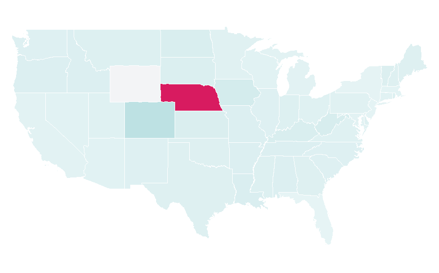 Affinity by region — Railroad car, United States