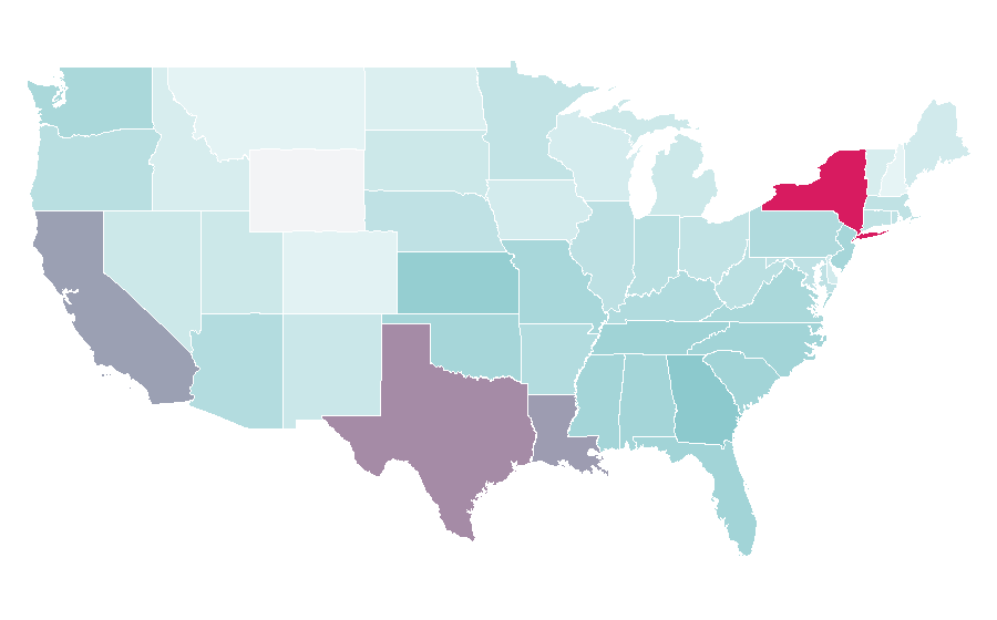 Affinity by region — Rains, United States