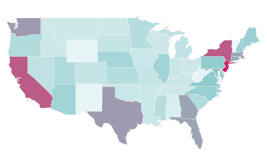 Affinity by region — Raisin, United States