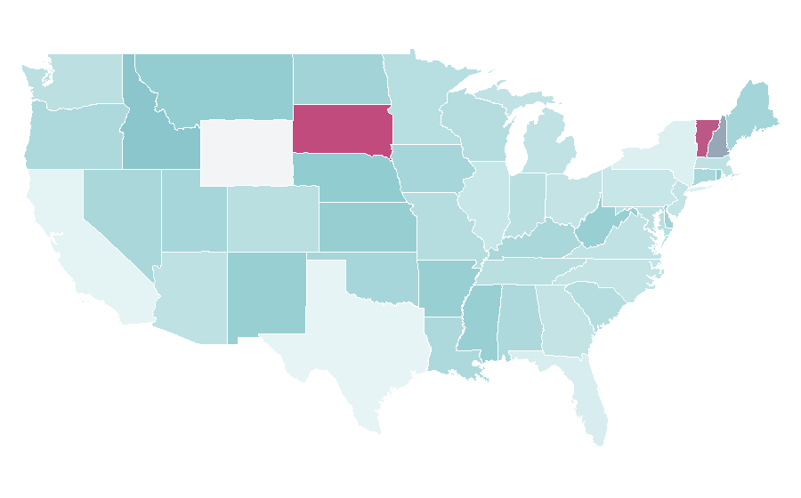 Affinity by region — Ramkhamhaeng University, United States