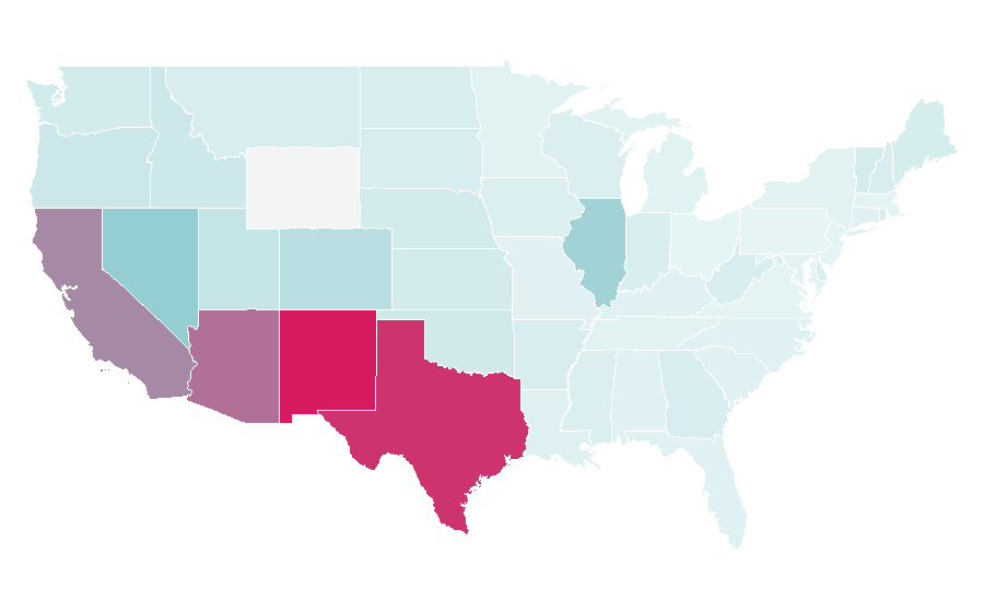 Affinity by region — Ramon Ayala, United States