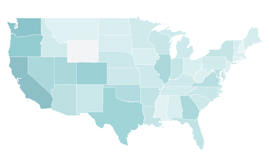 Affinity by region — Ramune, United States