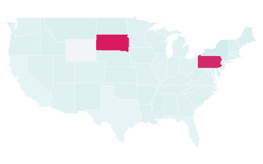 Affinity by region — Rapid transit, United States