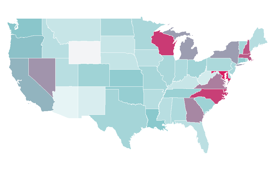 Affinity by region — Rapsody, United States
