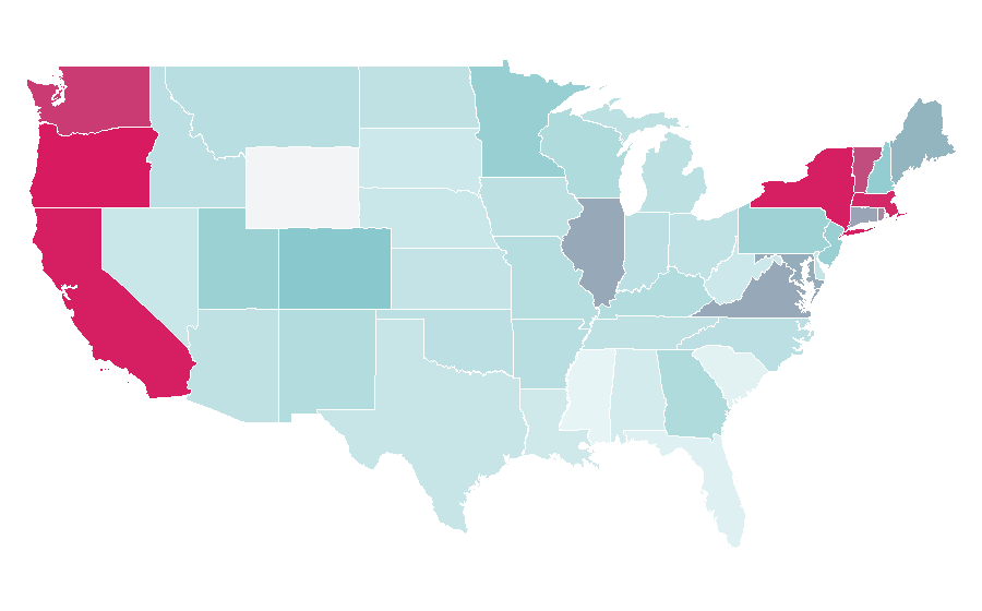 Affinity by region — Rashomon, United States