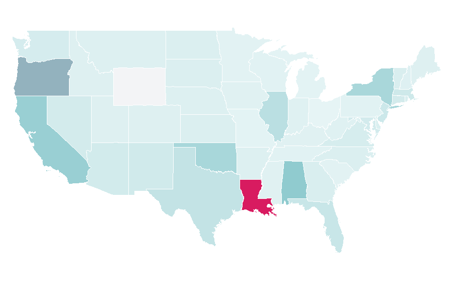 Affinity by region — Raúl (footballer), United States