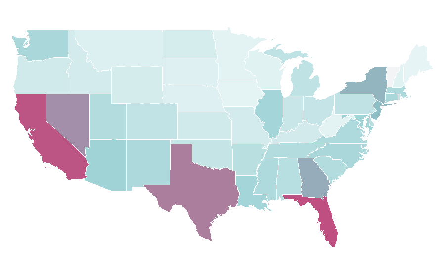 Affinity by region — Ray Ban Meta, United States