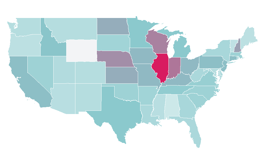 Affinity by region — Ray Kroc, United States