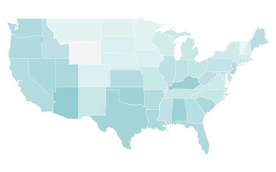 Affinity by region — Rayman, United States