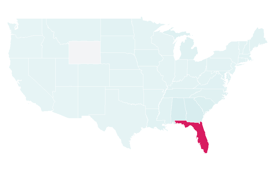 Affinity by region — Raymond James Stadium, United States
