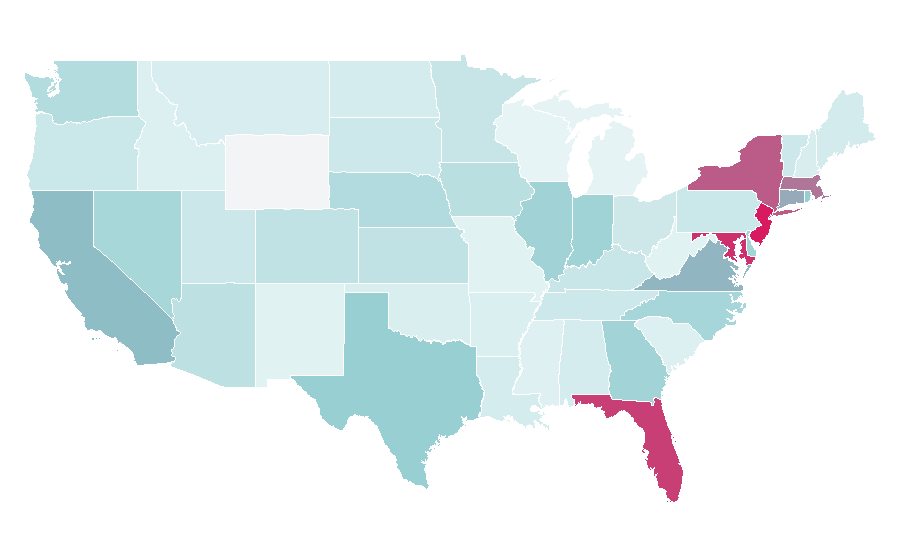 Affinity by region — RC Lens, United States