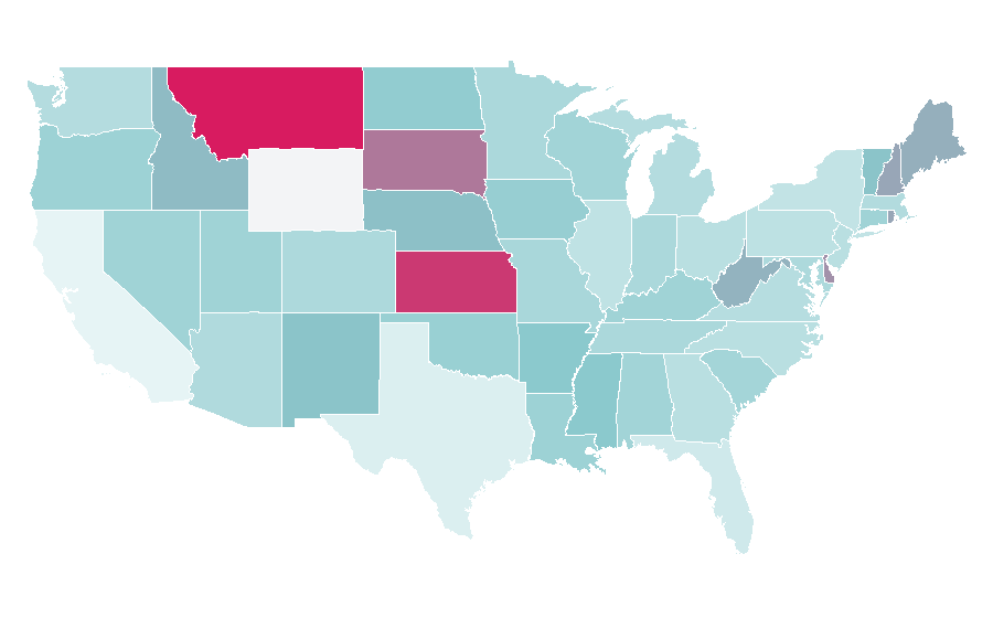 Affinity by region — Real estate investment club, United States