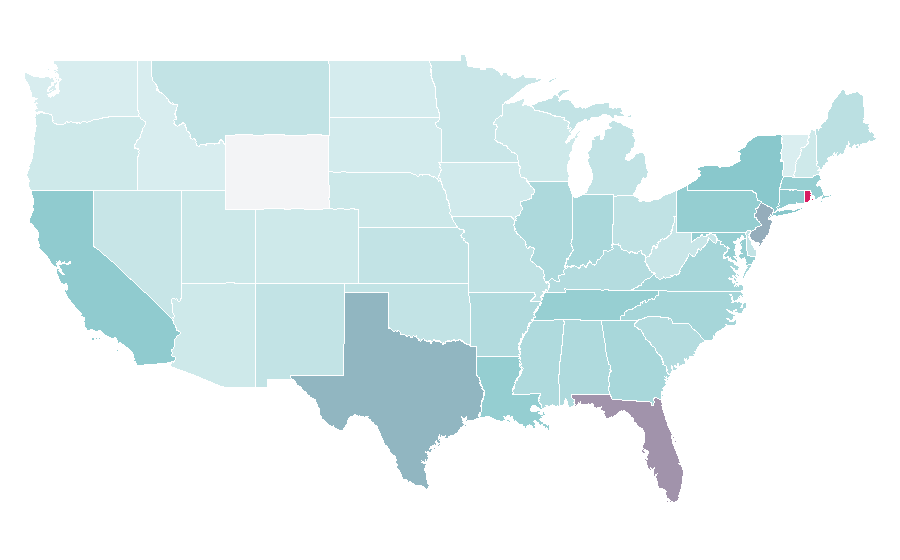 Affinity by region — Real (hypermarket), United States