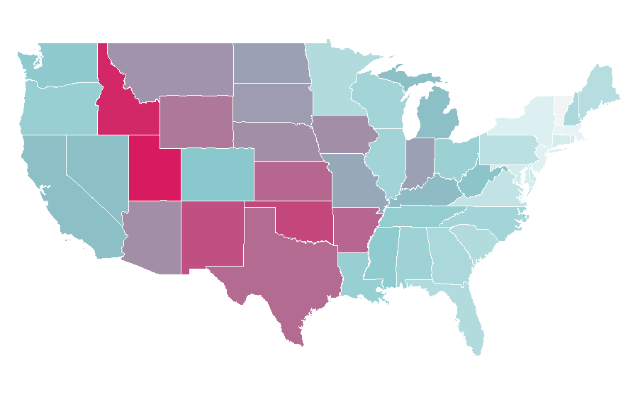 Affinity by region — Real Steel, United States