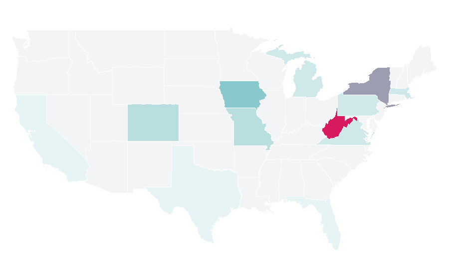 Affinity by region — Real-time ridesharing, United States
