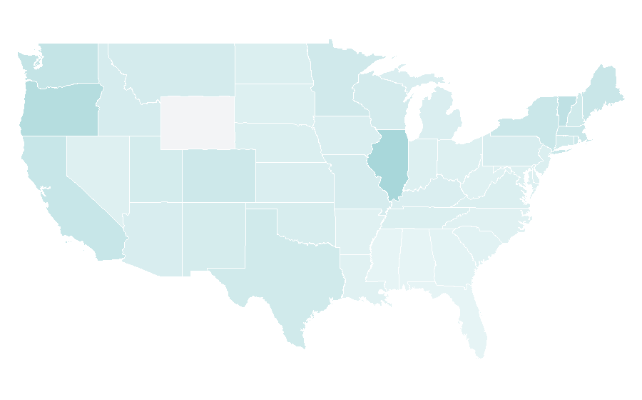 Affinity by region — Reality Bites, United States