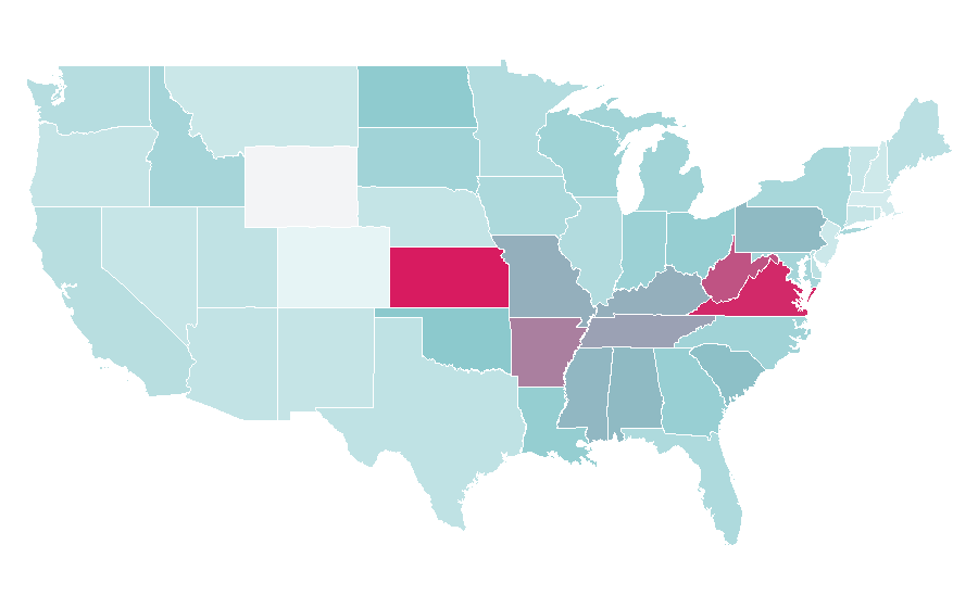 Affinity by region — Reborn!, United States