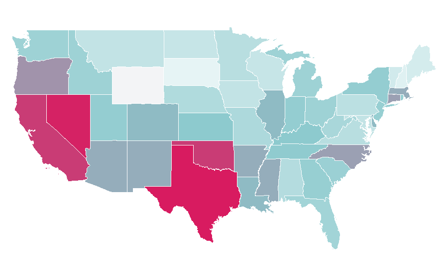 Affinity by region — Récord, United States