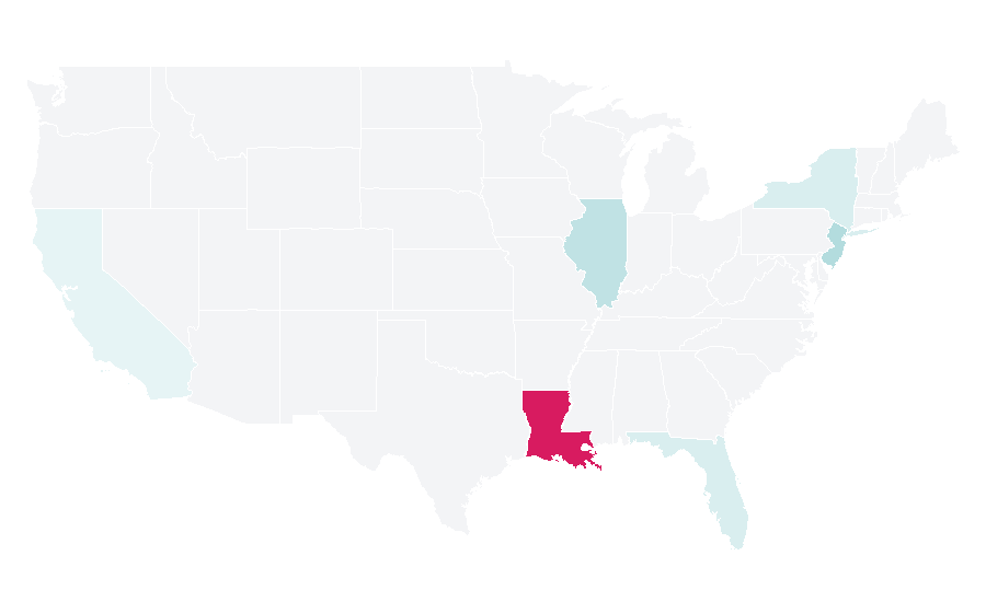 Affinity by region — Recreational boat fishing, United States