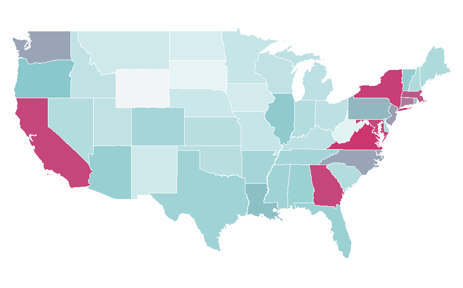 Affinity by region — Rectify, United States
