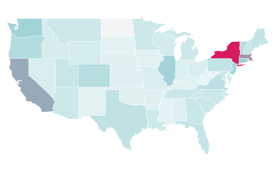 Affinity by region — Reformation, United States