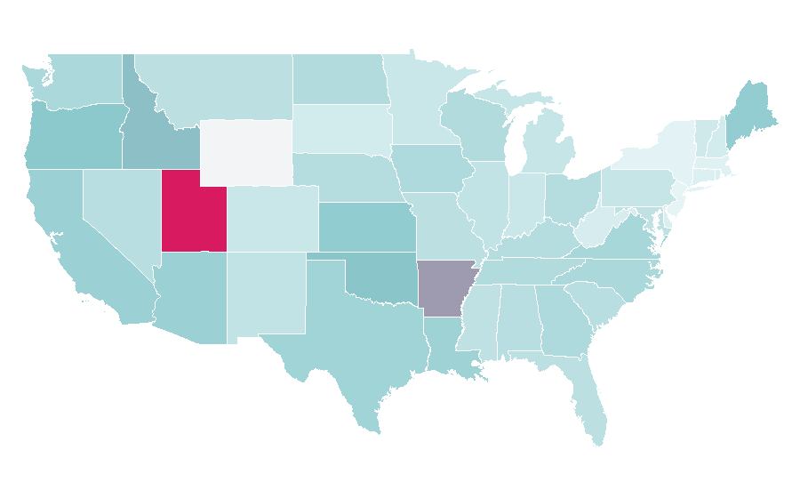 Affinity by region — Refrigeration, United States