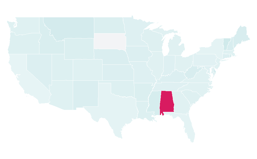 Affinity by region — Reggae fusion, United States