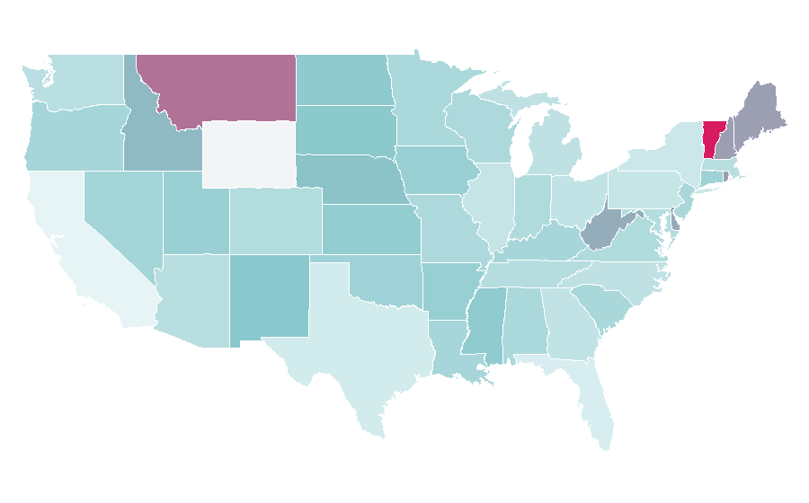 Affinity by region — Regions of Peru, United States