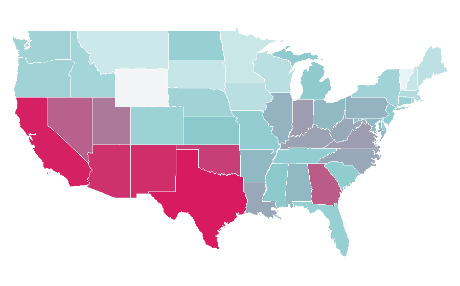 Affinity by region — Regular Show, United States