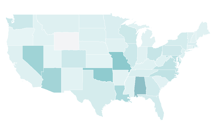 Affinity by region — Renaissance Hotels, United States