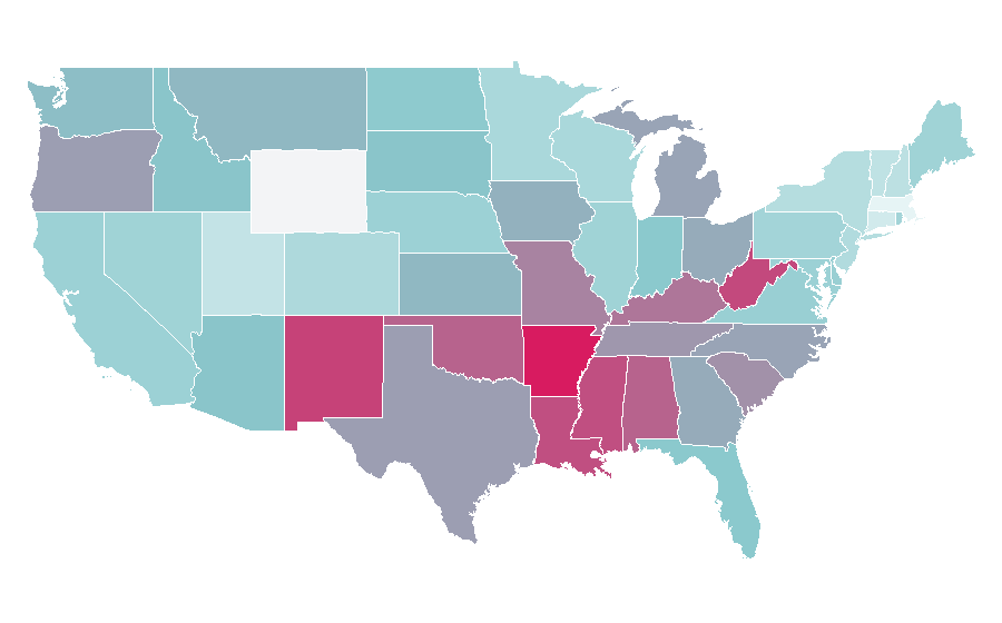Affinity by region — Reply, United States
