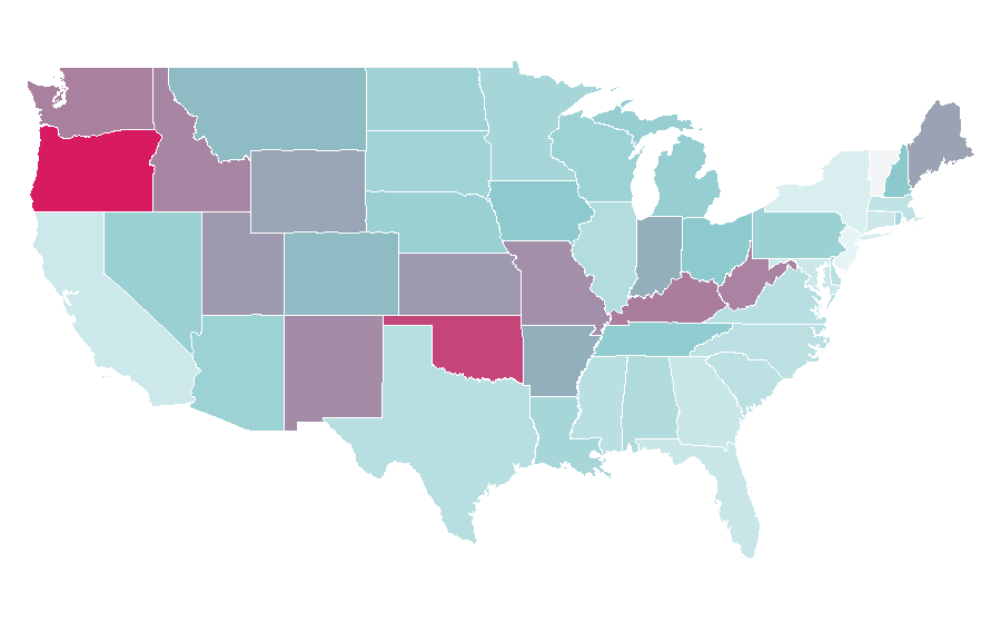 Affinity by region — Repo! The Genetic Opera, United States