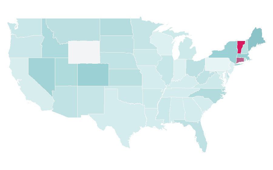 Affinity by region — Reputation management, United States
