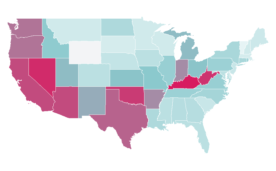 Affinity by region — Resident Evil 5, United States