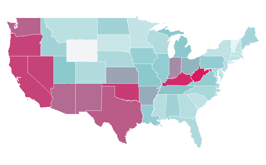 Affinity by region — Resident Evil 6, United States